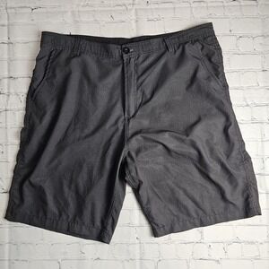 Molokai Surf Co Mens Board Shorts Size 38 Black Flat‎ Front Lightweight Pockets